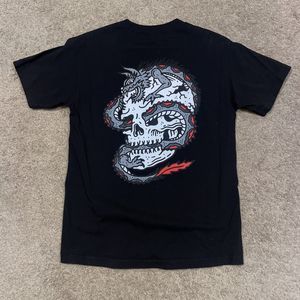 Lurking Class T Shirt Mens Black Dragon Skull Tee Shirt Size Medium